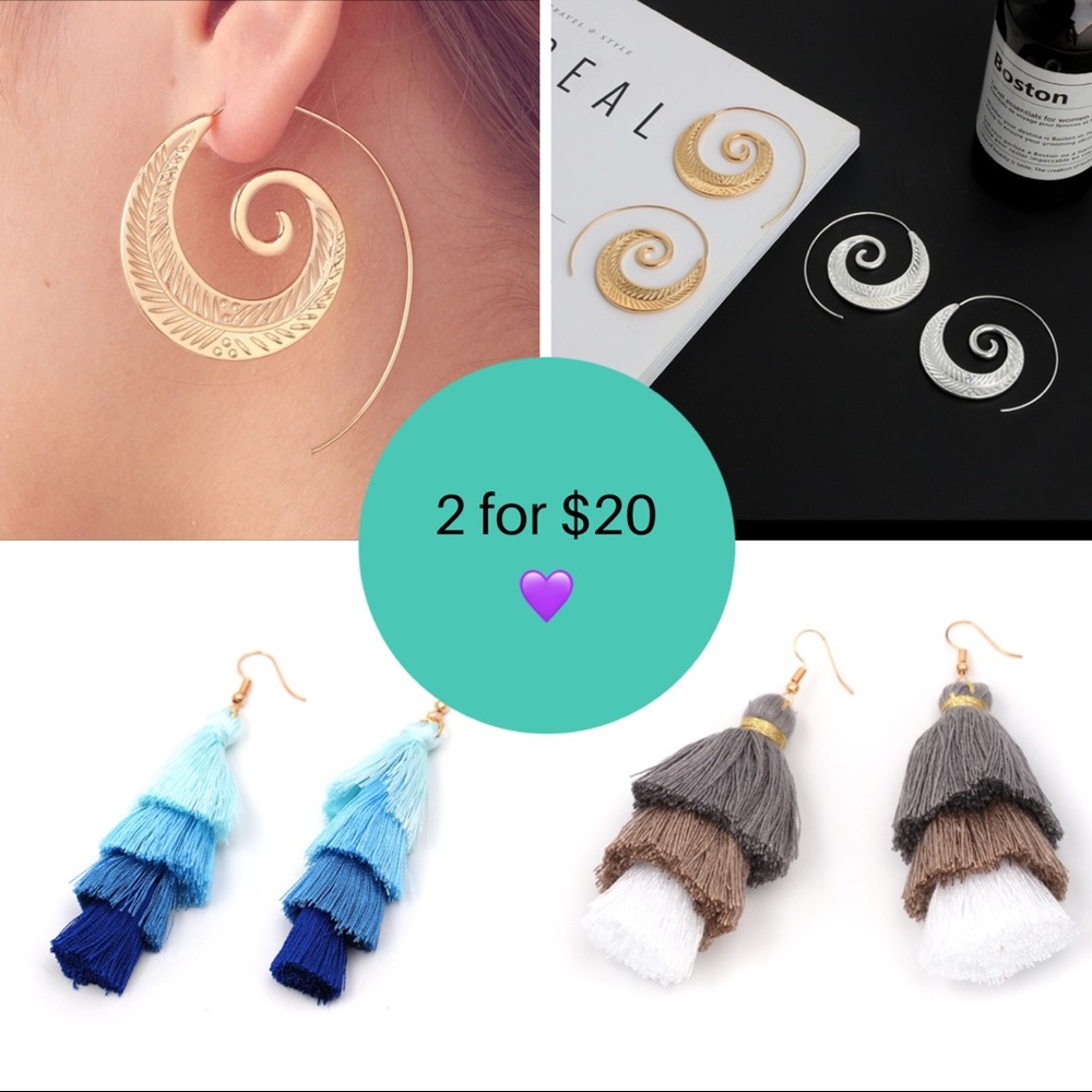 🌟🌟NWT 2 for $20 earrings!